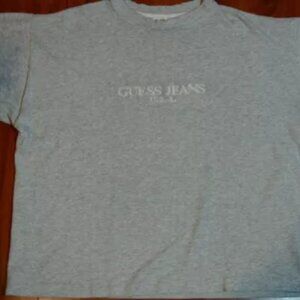 Vintage Guess USA Small Striped Short Sleeve Shirt Men's Size‎ XL